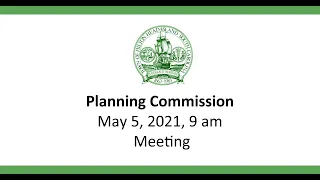 Planning Commission May 5, 2021 Meeting