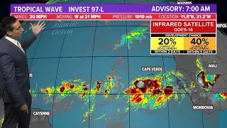 Tropics update: Watching tropical wave in the Atlantic