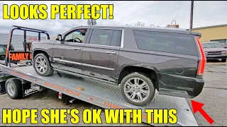 I Bought My Wife A New Escalade With "Structural Damage" For 40% OFF! Cadillac Couldn't Sell It!