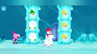 Отправляемся в снежное приключение с Хиппо в игре Сказки с Гиппо: Снежная королева #1