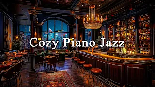 Cozy Jazz Piano Music with Romantic Bar - Soothing Jazz Background Music for Dating and Relaxatio