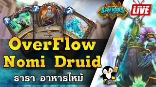 LilightHS | EP.48 OverFlow Nomi Druid | ธารา อาหารไหม้ | Hearthstone ไทย | SoU |