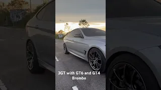 Brembo GT6 and GT4 on BMW 3GT