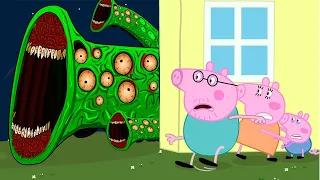 Oh No, Zombie, Please Don't Eat Peppa Pig | Peppa  Pig Funny Animation