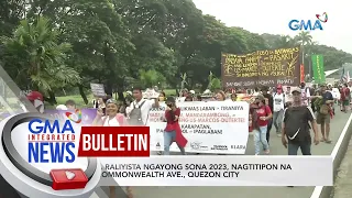 Mga raliyista ngayong SONA 2023, nagtitipon na sa... | GMA Integrated News Bulletin