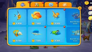 Fishdom Shopping Time with 200K Coins In 17 Minutes, Get New More Aquariums