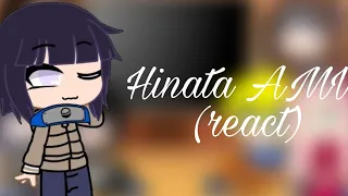 Hinata's family + Friends react to an AMV••{Naruto}••