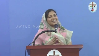 உருவாக்கும் தேவன் |  Sis. Eben Santhosh (VMM) Living Testimony | JWTLC - Muscat Tamil Church