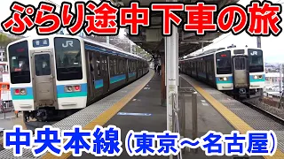 【ぷらり途中下車の旅】中央本線を全線走破　東京〜名古屋 後編