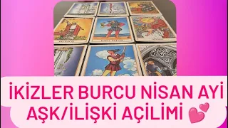 İKİZLER BURCU İÇİN NİSAN AYI AŞK/İLİŞKİ AÇILIMI 💕#ikizlerburcu #tarotonline #tarot #aşk