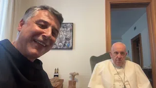 Papa in diretta su pagina Facebook di padre Enzo Fortunato invita tutti ad essere “brava gente”