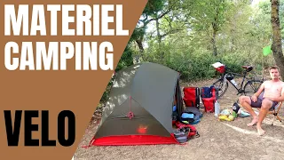 Le matériel de Camping en voyage à vélo