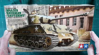 Tamiya's 1/35 Sherman "Easy Eight" Tank Build