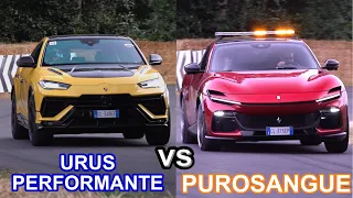 Lamborghini Urus Performante vs Ferrari Purosangue! SOUND COMPARISON | WHICH SOUNDS BETTER ?!?