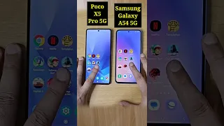 Samsung Galaxy A54 5G vs Poco X5 Pro 5G Speed Test Comparison |