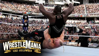 Brock Lesnar Vs Omos FULL MATCH HD #WrestleMania #WWE