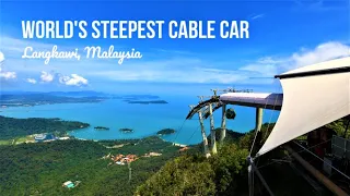 Langkawi Cable Car and Sky Bridge | World's Steepest Cable Car | Amazing Mountain View In Ultra HD