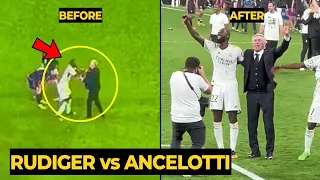 Rudiger's funny celebration treats Ancelotti like his dad after win vs Bayern | Football News Today