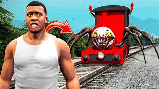 КАК ОСТАНОВИТЬ ПОЕЗД ПАУК ЧУ ЧУ в ГТА 5 МОДЫ! Train Choo Choo Charles и ОБЗОР МОДА в GTA 5 ВИДЕО