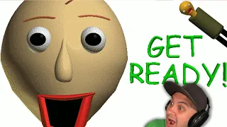 REACTING To OFFICIALLY OFFICIAL Baldi's Basics Plus Trailer! (and finding new stuff...)