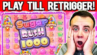 Playing Sugar Rush 1000 Till It Retriggers