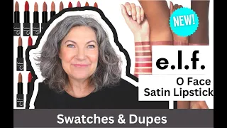 Satin or Matte?? Full Review of elf O Face Lipstick with Swatches