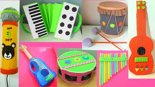 6 INSTRUMENTOS CASEROS CON RECICLAJE ♬ Diy Manualidades