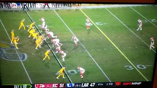 MNF 2018 Rams vs Chiefs 40yd TD Goff to Everett 51-54 by Rob Scott