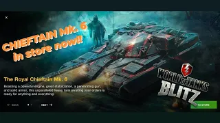 Chieftain Mk. 6 | Gameplay | In Store Now! WOTB | WOTBLITZ | World of tanks blitz