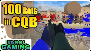 Ravenfield - 100 Bots in CQB is INSANE! 50x50