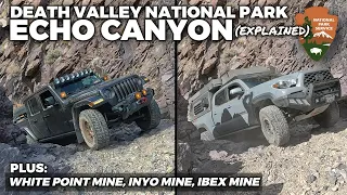 DEATH VALLEY NP:  "TOYOTA vs. JEEP in Echo Canyon"