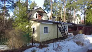 A walk through the Russian village - why doesn't the snow melt? Russia April 27, 2023