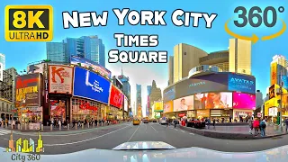New York City - Times Square - VR 360 8K Video