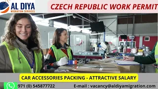 Czech Republic Job Offer #europe#philippines#poland#czechrepublic  #job #vacancies #visa #workpermit