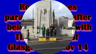 HM Royal Marines - Freedom of Glasgow 2014
