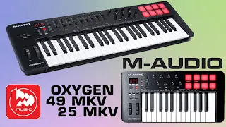 [Eng Sub] M-Audio Oxygen mkV midi keyboards (25, 49 and 61 full-size keys)
