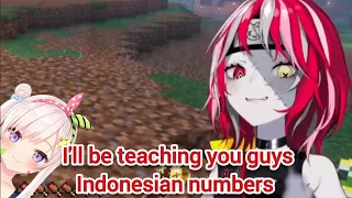 Ollie and Iofi Teaches Chat Indonesian numbers