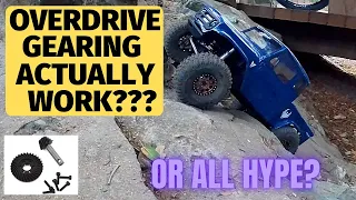 Does overdrive in RC Crawlers actually work? - pros and cons of overdrive gearing for rock crawling