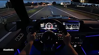 The New Mercedes G63 AMG 2023 Night Test Drive