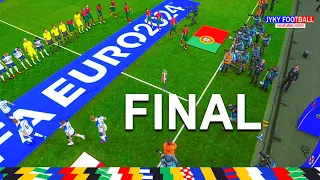 PES - England vs Portugal Final EURO 2024 - Full Match All Goals - eFootball Gameplay PC