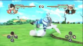 Naruto Ultimate Ninja Storm 2: Taka Sasuke vs Killer Bee [HD]