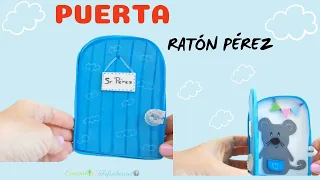 Cómo Hacer PUERTA del RATONCITO PÉREZ con Cartón Goma eva y Cartulina