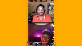 Snoop Dogg, Will Smith and DJ Jazzy Jeff give each other flowers. ‘Hip Hop Runs The World!’ 🔥💪🏾