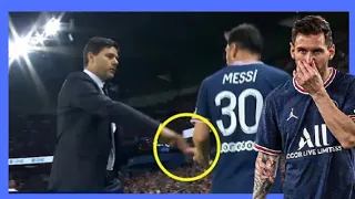 Lionel Messi Refused To Shake Pochettino’s Hand After Substitution