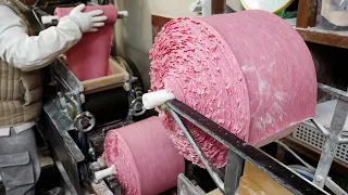 master of five-colored dumplings skin that makes 100,000 pieces a day / Korean Street Food