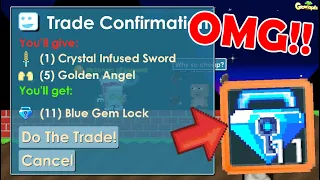 Selling MY ALL ITEMS for Buying his DREAM WORLD!! (A LOT OF PROFIT!!) | GrowTopia