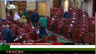 NATIONAL ASSEMBLY PROCEEDINGS  10TH NOVEMBER AFTERNOON SESSION