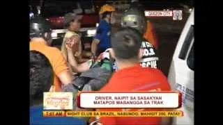 Driver hurt in QC crash