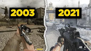 Evolution Of Call Of Duty Games - Graphical Evolution Of Call Of Duty (2003-2021)