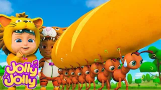 🐜Ants go marching + MORE🐜🐜 - Best animals song | Jolly Jolly Kids Songs & Nursery Rhymes